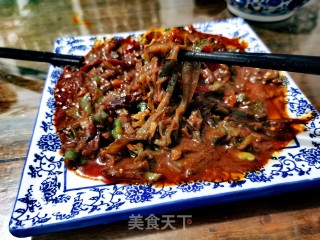 辣椒炒酱的做法步调：8
