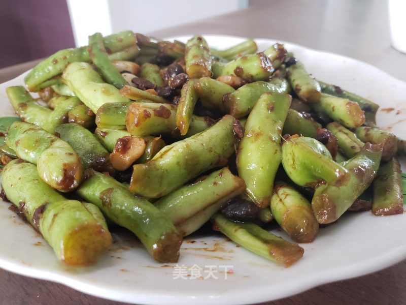 豆豉四时豆的做法