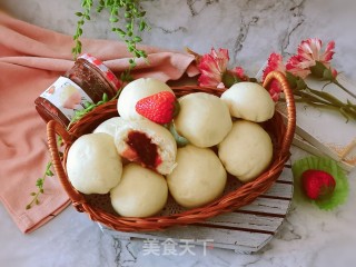草莓果酱蒸包的做法步调：10