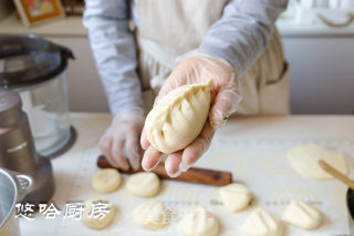 喷鼻菇油菜肉包子的做法步调：13