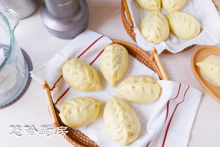 喷鼻菇油菜肉包子的做法步调：14