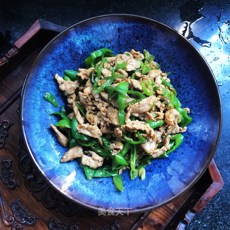 青椒炒里脊肉的做法