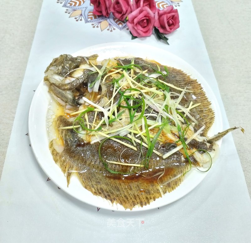 浑蒸多宝鱼的做法