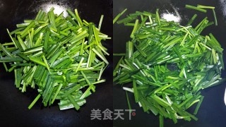 黄皮豆干炒韭菜的做法步调：5
