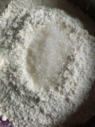 紫薯着花馒头的做法步调：3