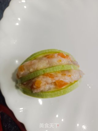 西葫芦蒸虾滑的做法步调：5