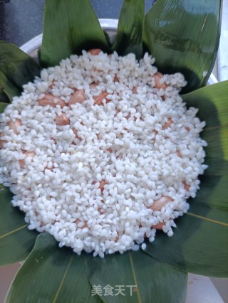 “粽子”网白花死蜜枣粽子的做法步调：18