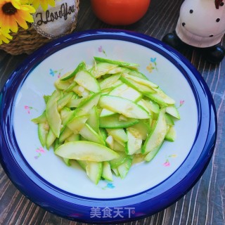 青炒西葫芦的做法步调：11