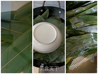 排骨咸蛋黄粽的做法步调：5