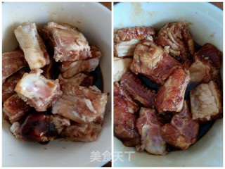排骨咸蛋黄粽的做法步调：1