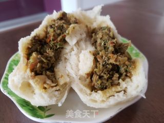油豆角猪肉馅包子的做法步调：13