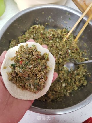 油豆角猪肉馅包子的做法步调：6