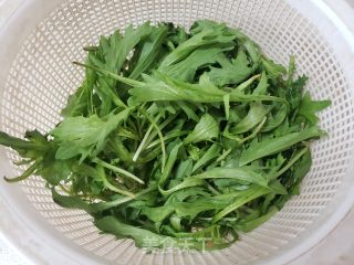 凉拌苦菊的做法步调：1