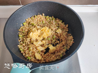 无米蛋炒饭的做法步调：6