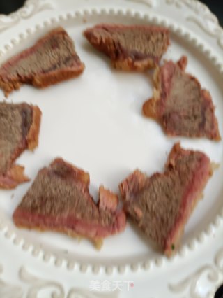 酱牛肉拌家苋菜的做法步调：8