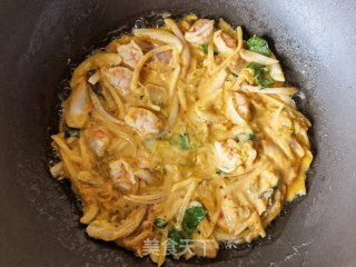 时蔬虾仁泡菜饼的做法步调：9