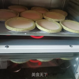 抹茶蛋挞的做法步调：10