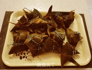 白枣白豆糯米粽子的做法步调：10