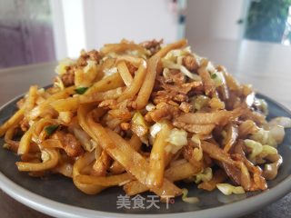 炒饼的做法步调：7