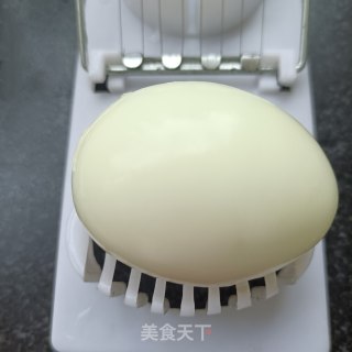 莴笋老芽拌鸡蛋的做法步调：5