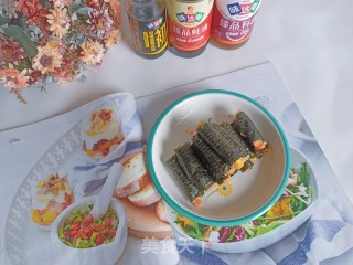 海苔虾滑卷的做法步调：12