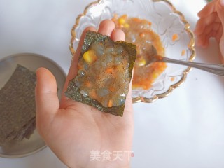 海苔虾滑卷的做法步调：9