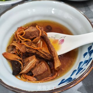 菌菇炖鸽子的做法步调：9