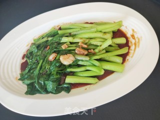利剑灼菜芯的做法步调：11