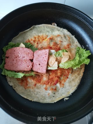 煎饼果子的做法步调：9
