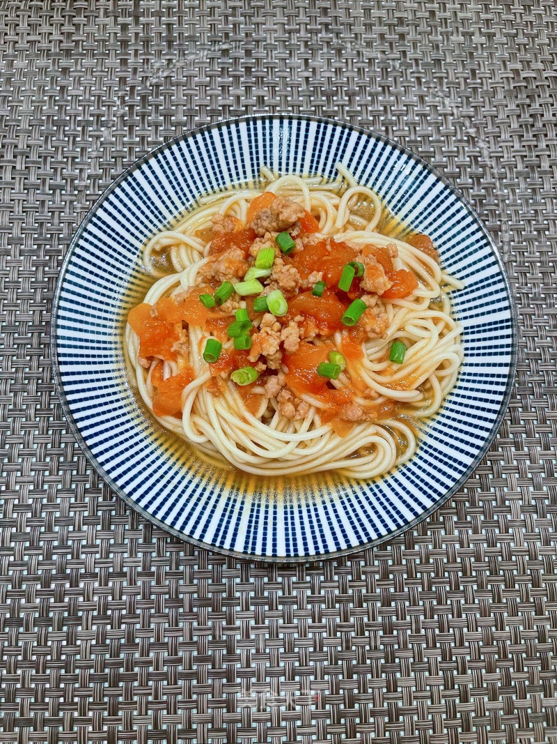 番茄肉酱拌里的做法