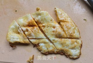 煎蛋炒空心菜梗的做法步调：4
