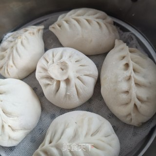 咸萝卜肉丁包的做法步调：23