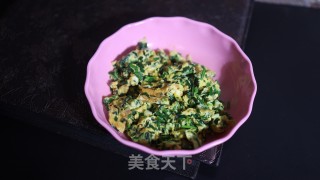 韭菜煎蛋的做法步调：8