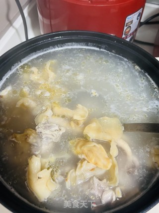 花胶蛤蜊干贝鸡汤的做法步调：5