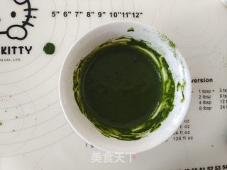 免烤箱的抹茶白豆布丁！的做法步调：3