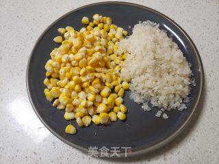 玉米米糊的做法步调：1