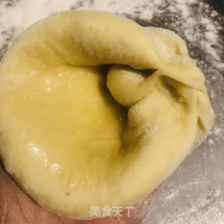 收酵一次的早饭里包的做法步调：9