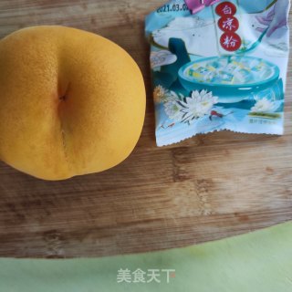 黄桃利剑凉粉果冻的做法步调：1
