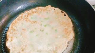 水腿肠煎饼的做法步调：9