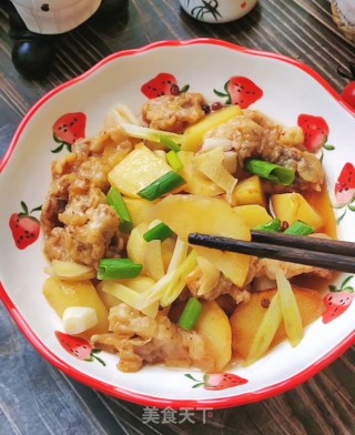 小酥肉蒸土豆的做法步调：10