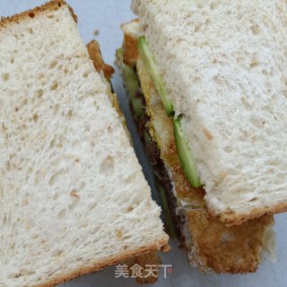 牛肉黄瓜三明治的做法步调：10