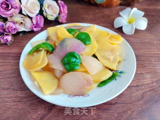 洋葱炒土豆片的做法步调：5