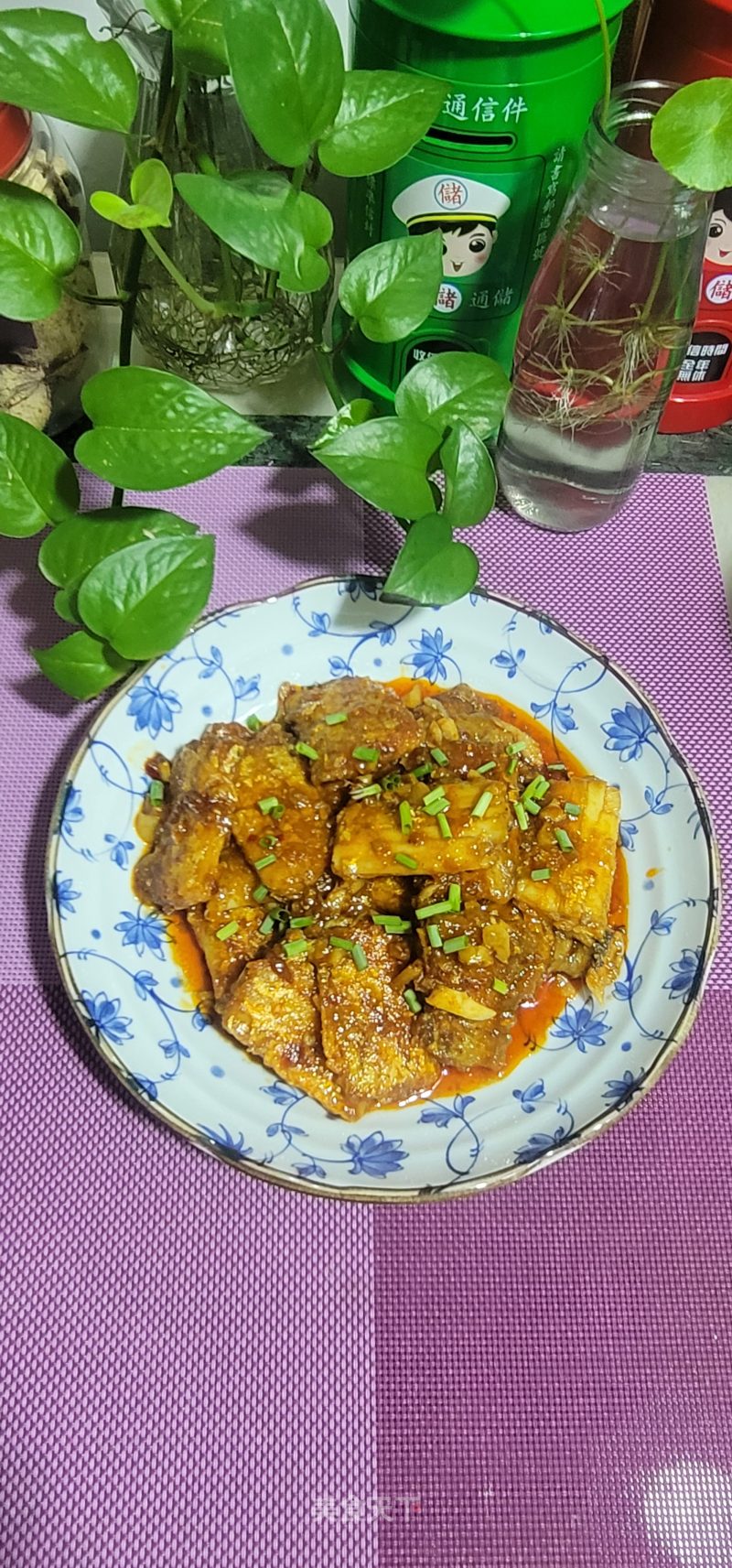 麻婆酱焖带鱼的做法