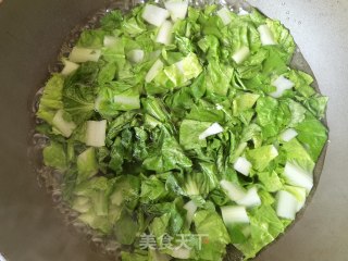 煎蛋洋葱拌小利剑菜的做法步调：2