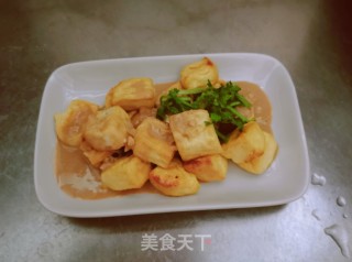 芝麻酱拌豆腐的做法步调：12
