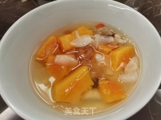百开木瓜煲的做法步调：9