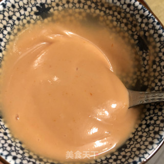 金枪鱼蔬菜沙推的做法步调：3