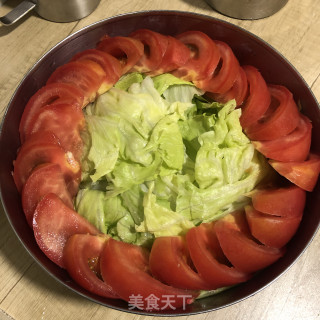 金枪鱼蔬菜沙推的做法步调：2