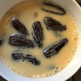 羊肚菌火蒸蛋的做法步调：5