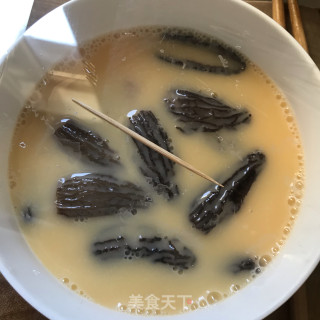 羊肚菌火蒸蛋的做法步调：6